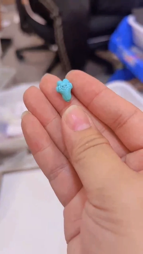 绿松石未镶嵌配饰1800-349 14*12mm