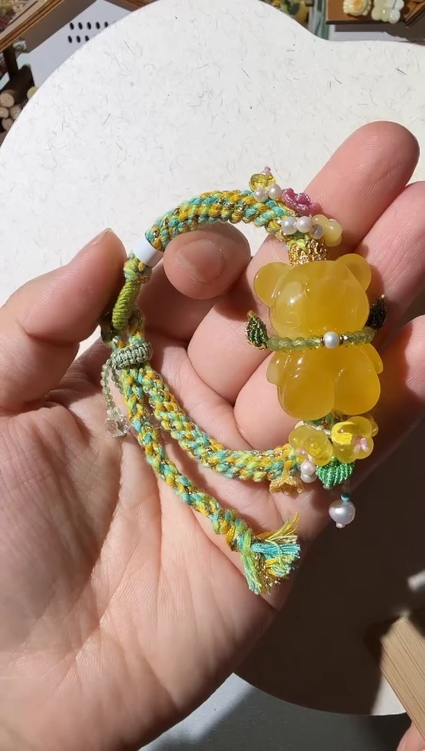 【闪购商品】蜜蜡手链未镶嵌蜜蜡小熊手链