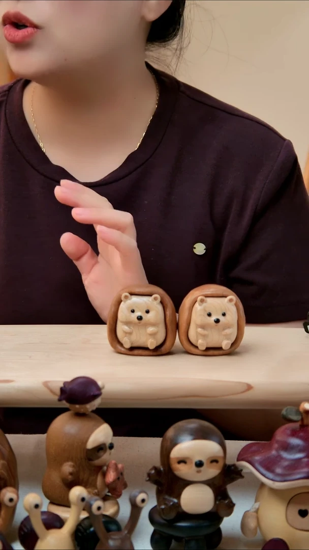 木樱桃木小刺猬特价福利哦