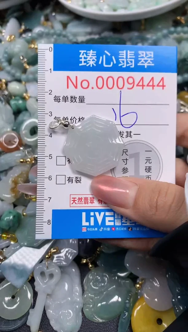 【闪购商品】翡翠颈饰未镶嵌含绳0009444