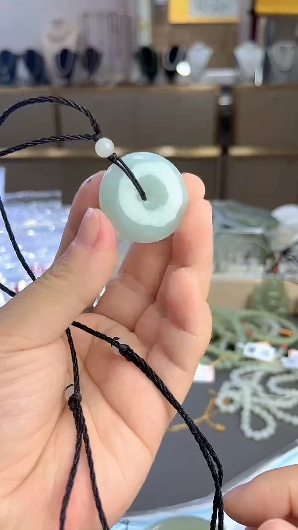 颈饰未镶嵌翡翠翡翠平安扣30mm