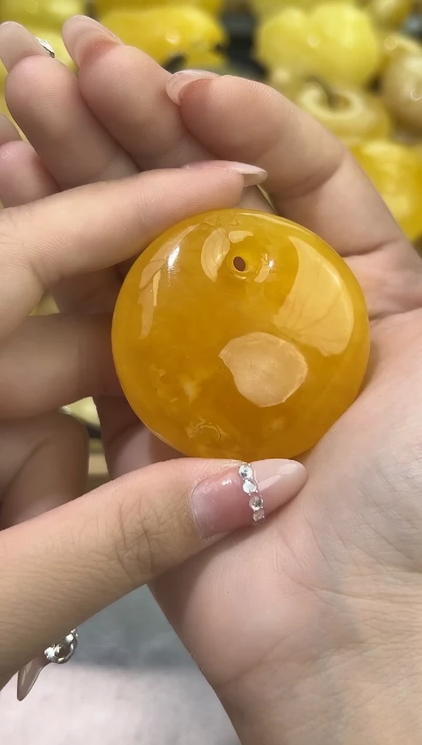 裸石琥珀未镶嵌天然琥珀蜜蜡吊坠
