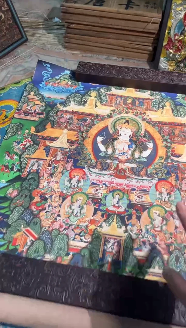 卷轴画东东唐卡tk16