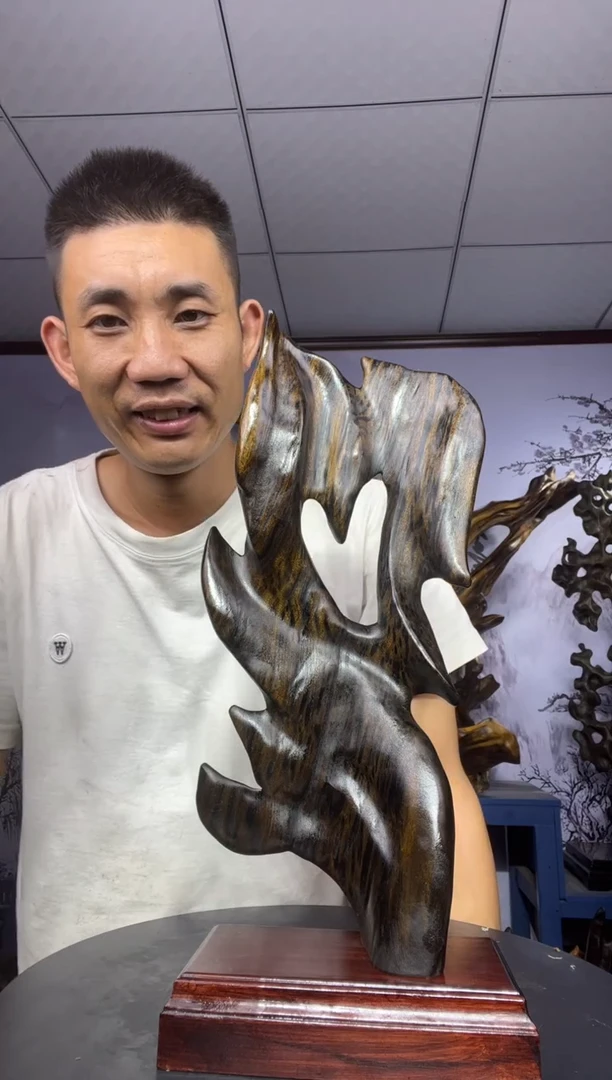 金丝楠懂**惜金丝楠木工艺品摆件