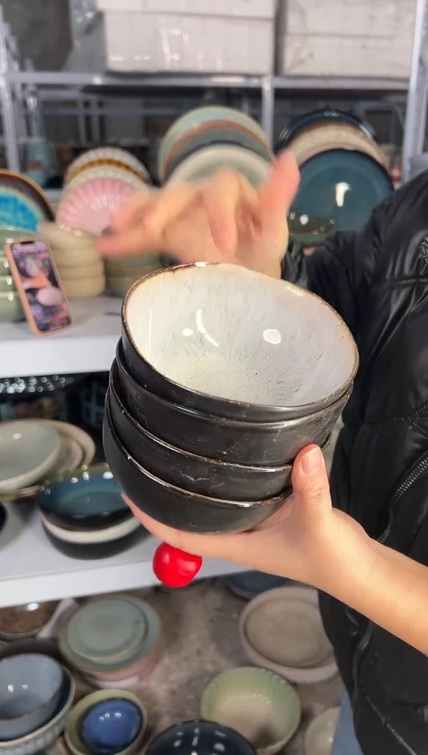 陶瓷外贸尾货瑕疵满20包邮重瑕特价孤品清仓X4米饭碗