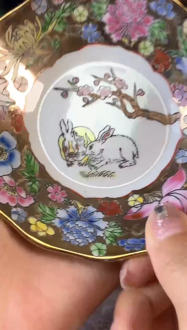瓷片微瑕慎拍景德镇窑老厂瓷摆件