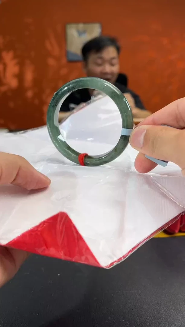 未镶嵌手镯翡翠15 55