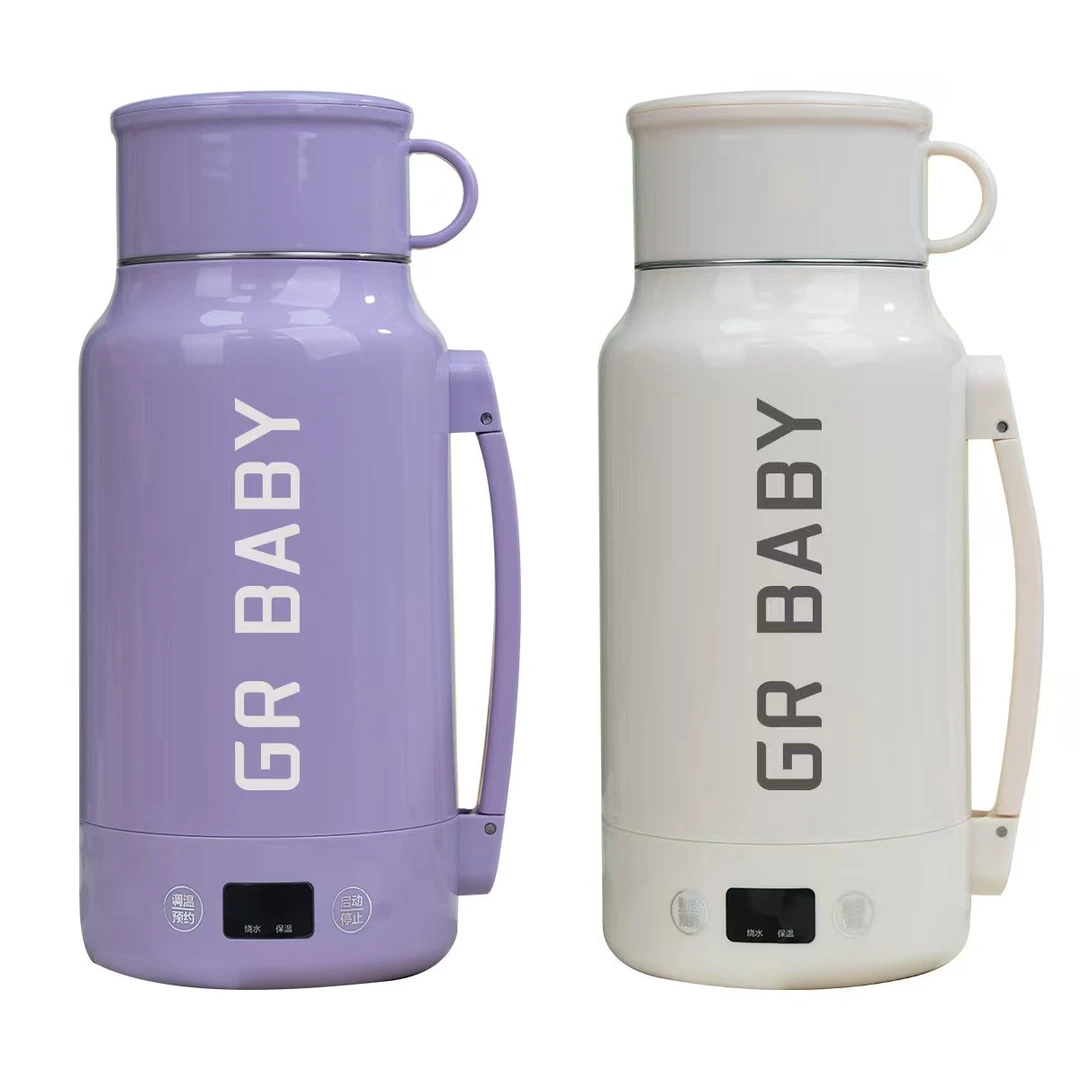 【兔子妈妈说育儿】果然宝贝-便携式大容量一体烧水壶-单个颜色随机