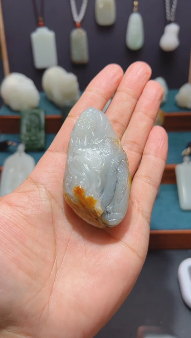 【闪购商品】和田玉吊坠(不含链)未镶嵌1