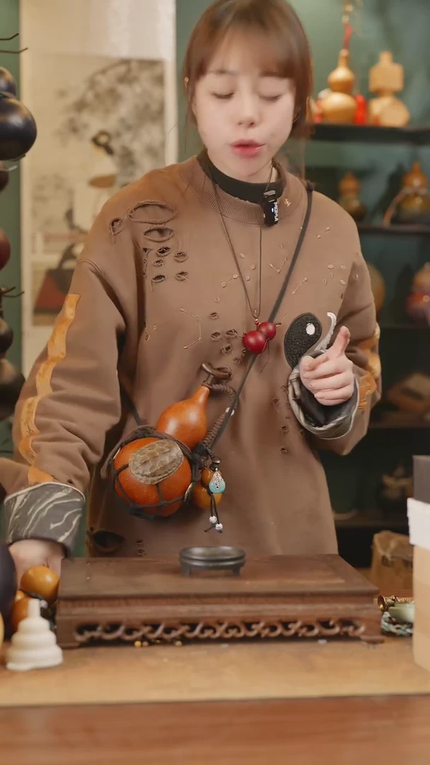 【闪购商品】240号精品天然大漆工艺防渗内胆酒葫芦~