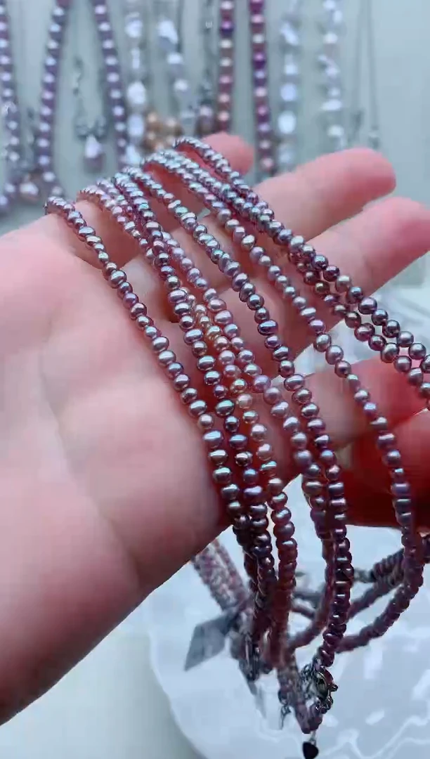 淡水珍珠未镶嵌颈饰淡水珍珠项链多样性发其一