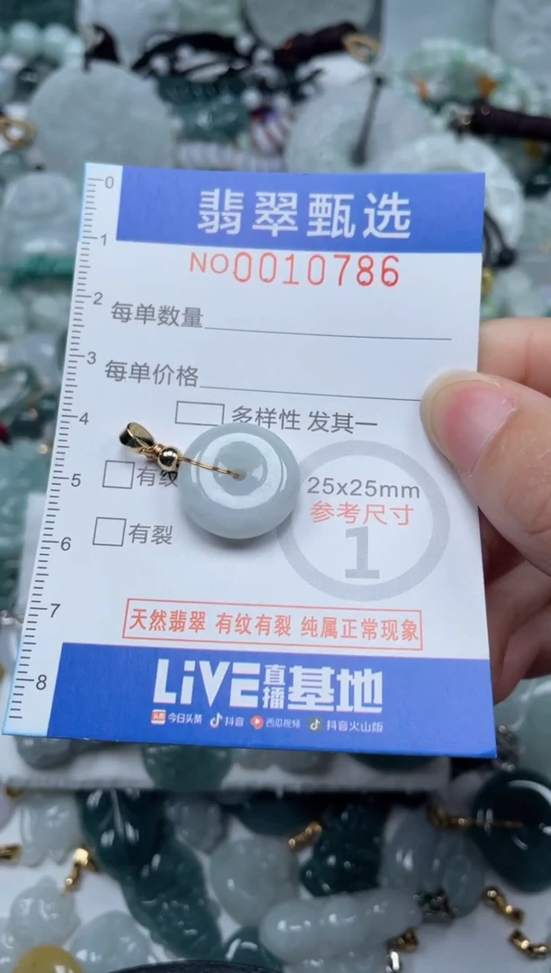 颈饰未镶嵌翡翠10786