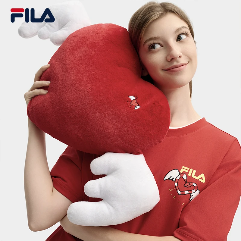 【新年限定叕叕蛇】FILA斐乐男女同款休闲百搭上衣T恤F11U519101F