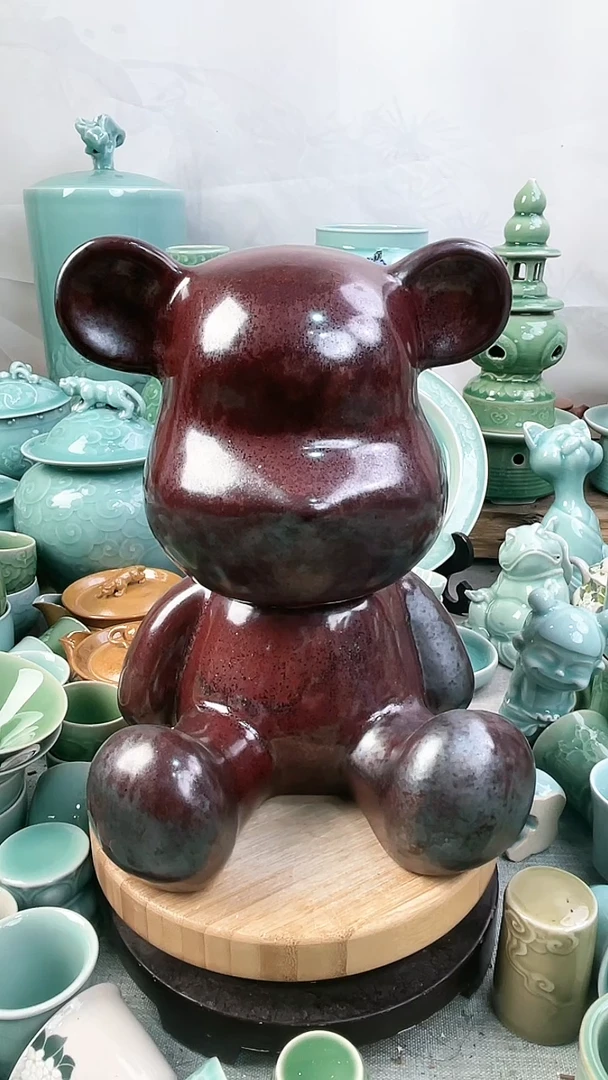 特价福利 微瑕 慧仙青瓷