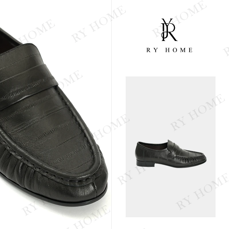 【容雨RYHOME】极简舒适一脚蹬乐福鞋X1200