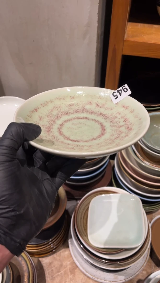 【闪购商品】瓷片945桐花新款盘浅盘