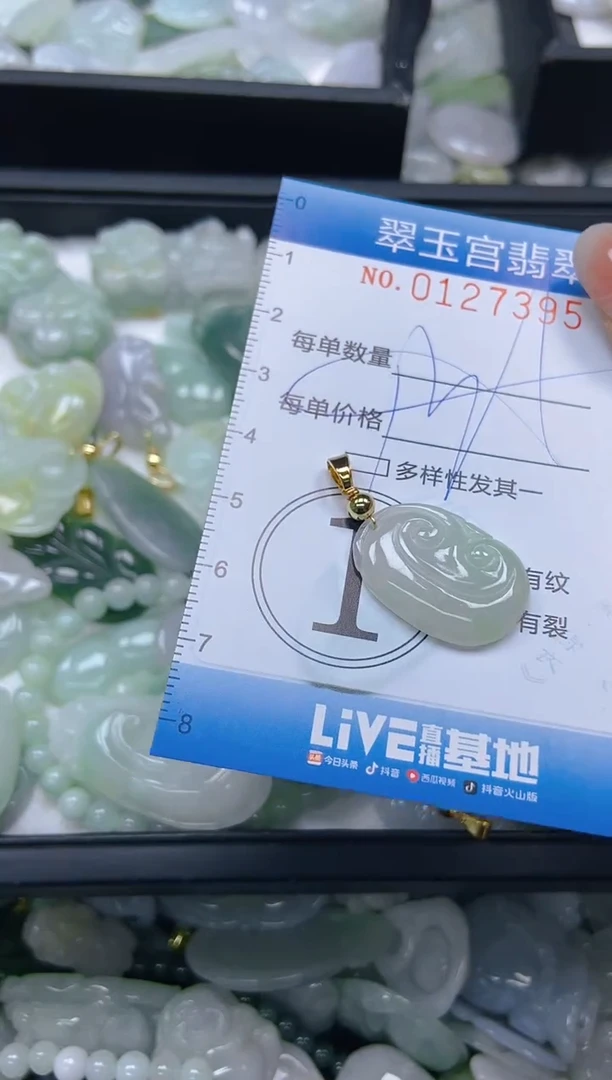 翡翠未镶嵌颈饰闪购0127395