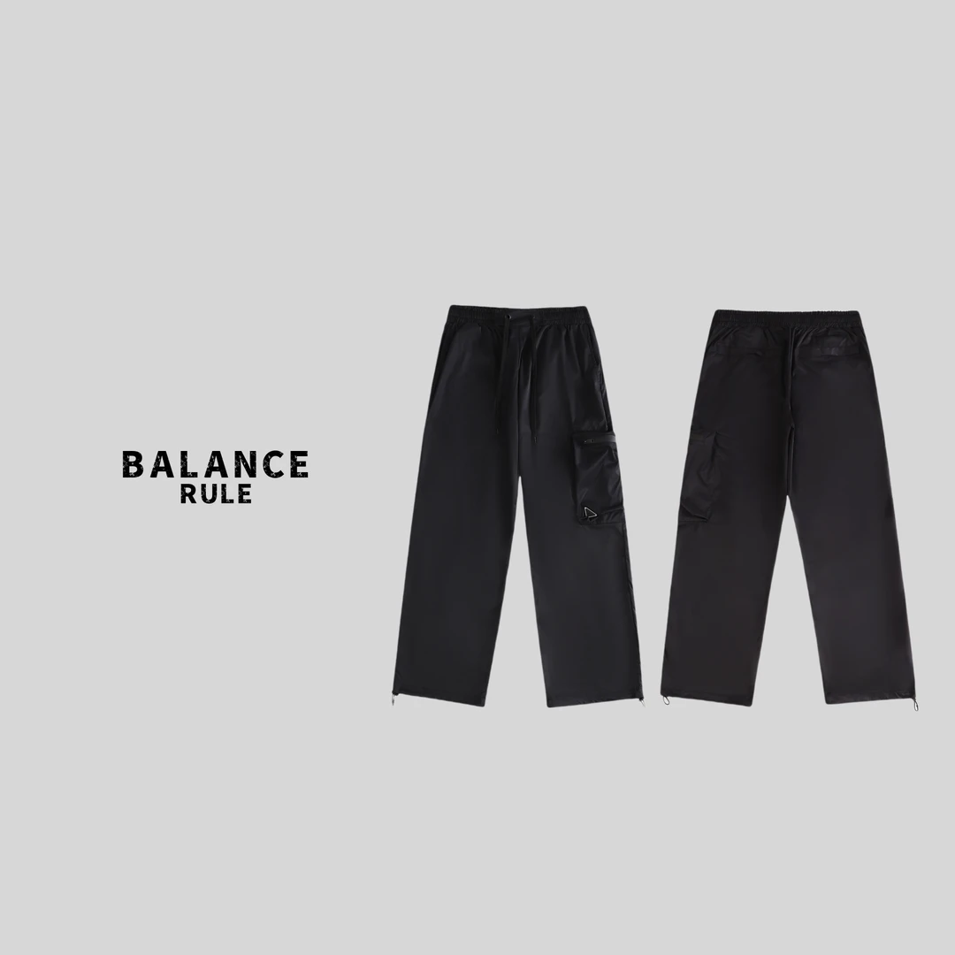 秋季抽绳简约休闲裤BALANCE RULE-【平衡规则】6210