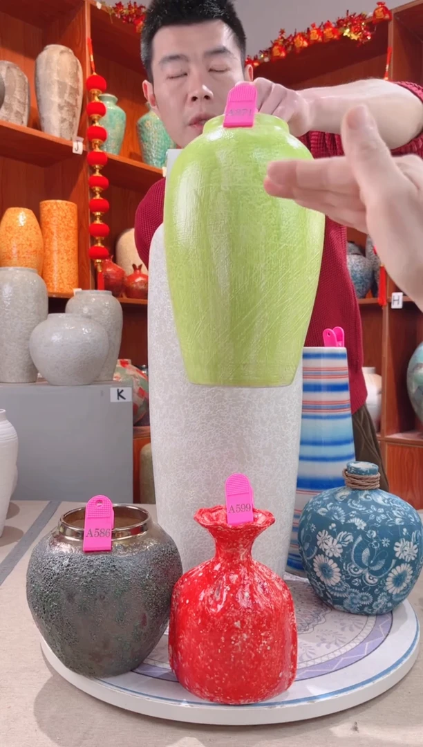 【闪购商品】瓶 a371可以水培 陶瓷花瓶 无花