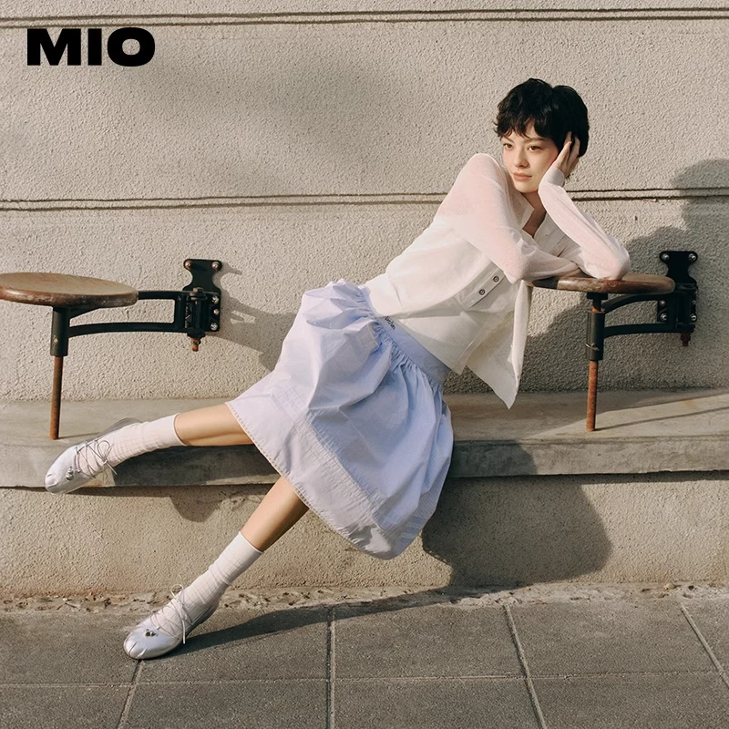 MIO米奥2025春季新款优雅甜美玛丽珍芭蕾舞鞋圆头单鞋 M251440829