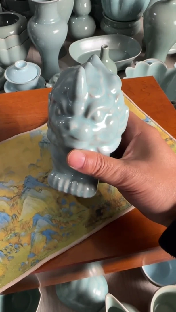 汝瓷平顶山汝瓷产品  独角兽