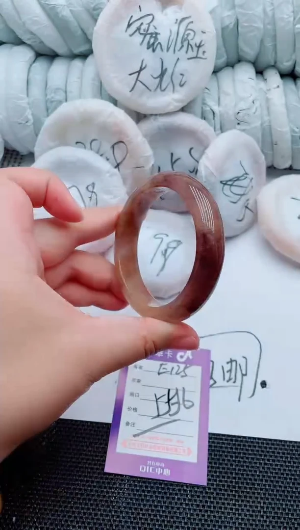 石英质玉手镯未镶嵌E125-55-56