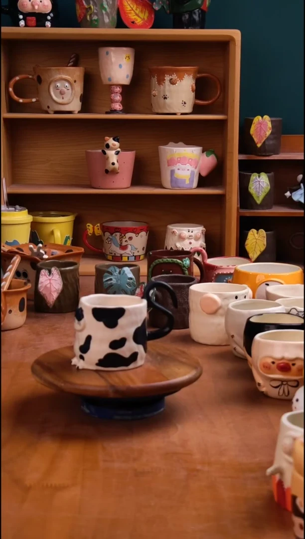 摆件陶景德镇原创手工陶瓷