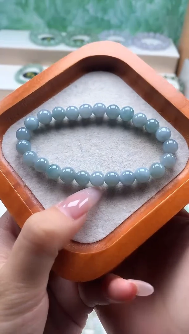 未镶嵌手链翡翠7.7