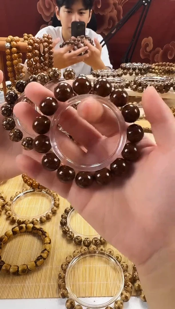 手串紫金鼠ゲ**ー15mm 紫金鼠熊猫黑熊