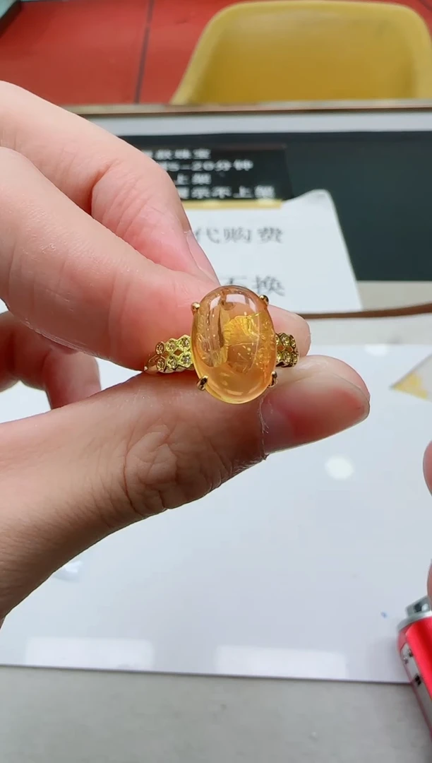 琥珀颈饰未镶嵌LL琥珀戒指GLL-多样性发其一