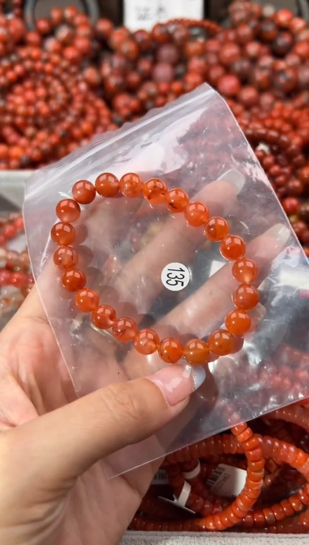 未镶嵌手串南红玛瑙8+