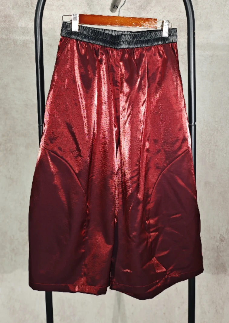 【25年春季新款】BF32927-3红色花苞裤