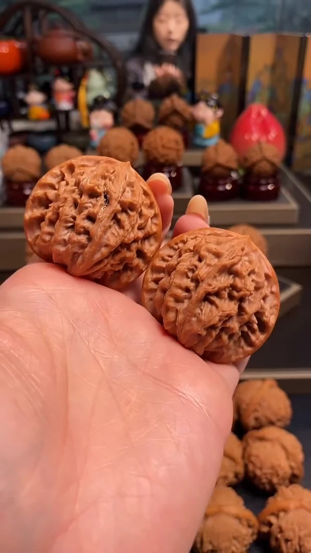 【闪购商品】文玩核桃把件H853蟠龙纹43