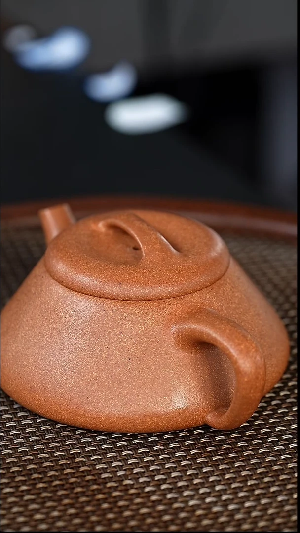 茶壶紫砂全手工黄降坡-瓢