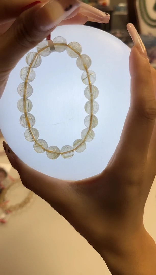 未镶嵌手链水晶金发晶