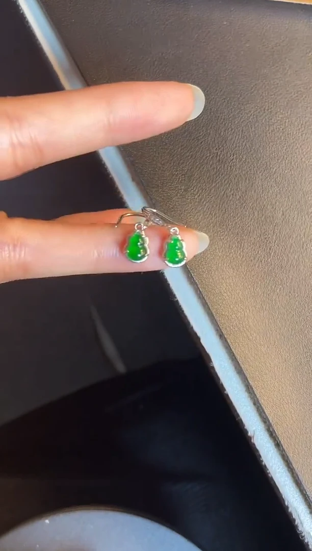 吊坠(不含链)银S925镶嵌翡翠1