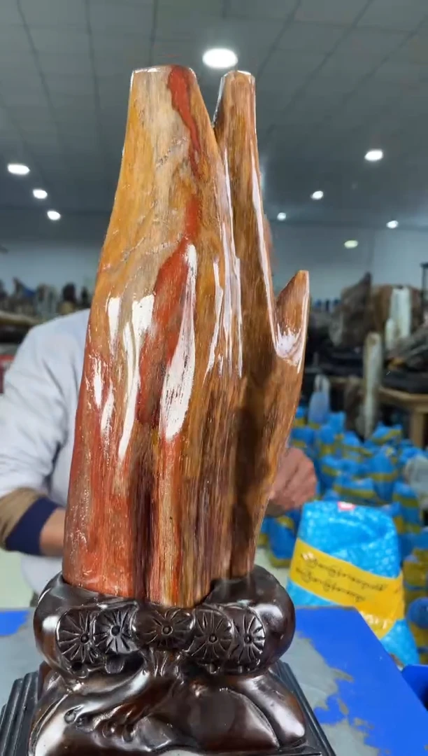 【闪购商品】硅化玉摆件未镶嵌16