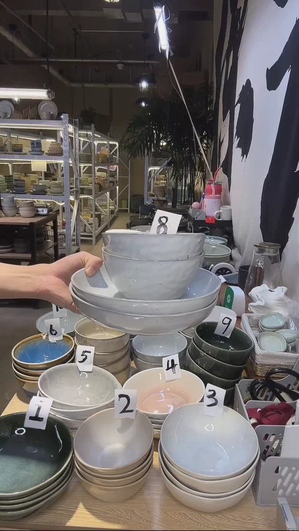 瓷79高温釉下彩陶瓷餐具默认微瑕