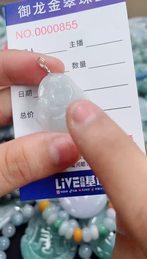 翡翠未镶嵌颈饰025