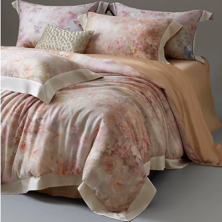 KASS LETON卡诗兰顿鎏金双萃系列印花四件套- 《杏莳》