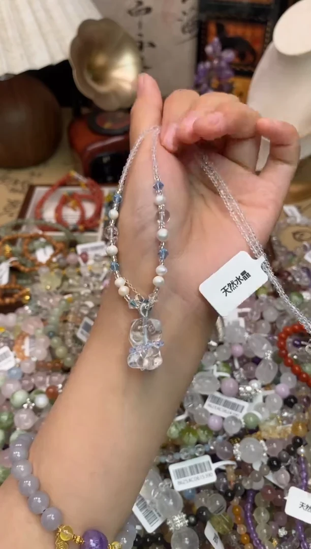 银S925镶嵌颈饰水晶397