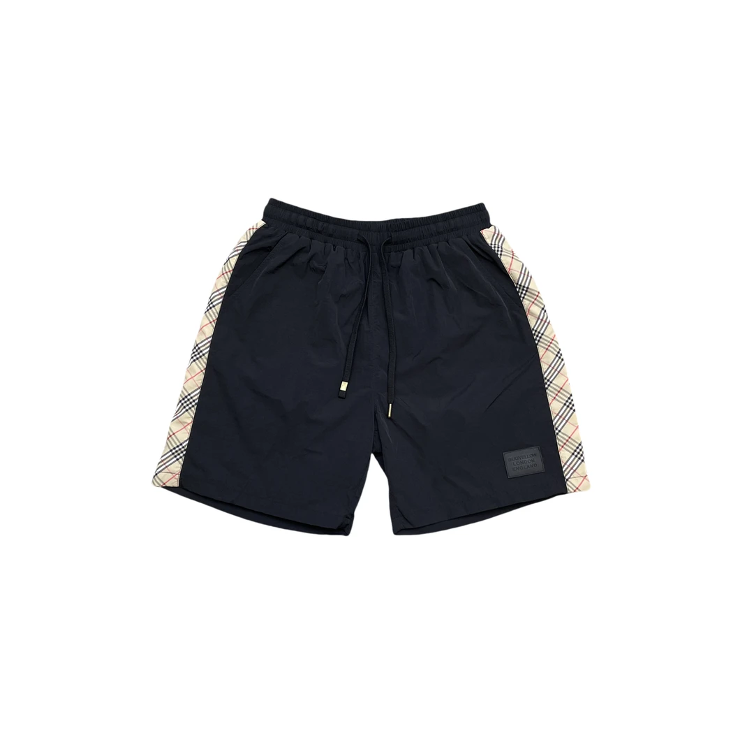 25夏新款百搭经典条纹轻奢短裤户外防水透气短裤