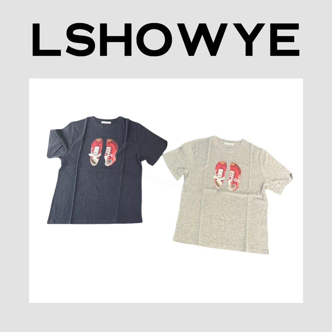 LSHOWYE｜红鞋子印花短袖T恤 251627