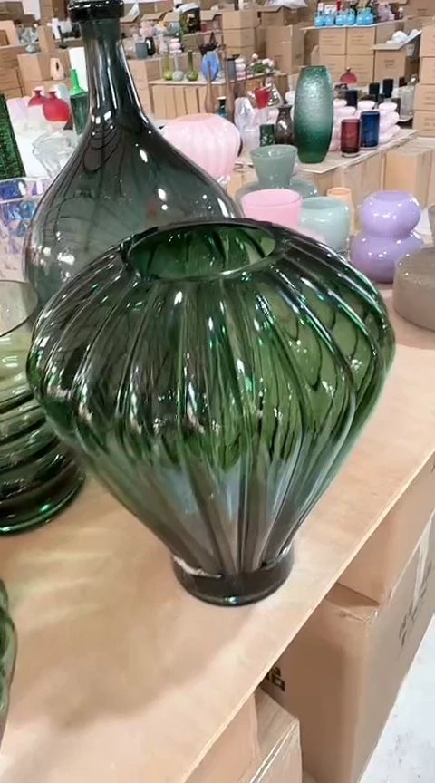 【闪购商品】玻璃绿色大热气球