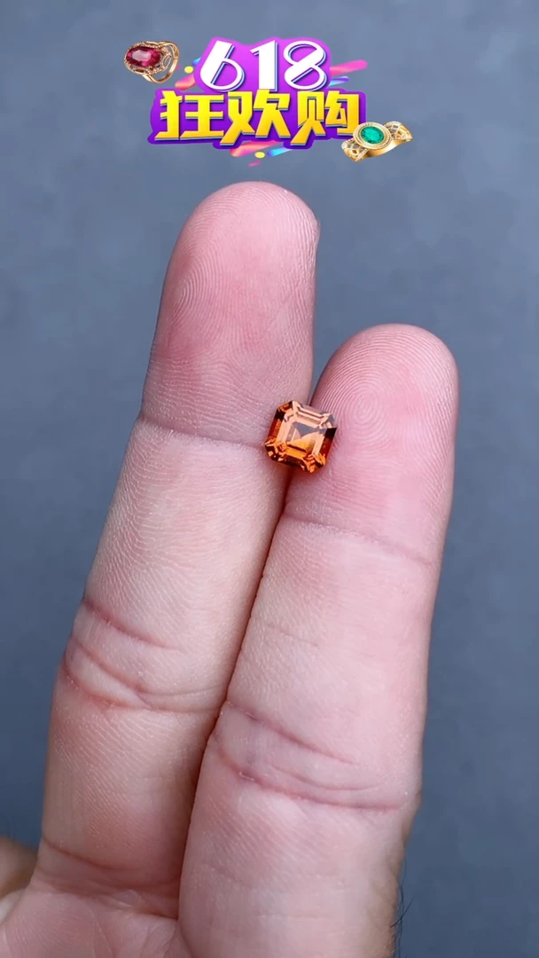石榴石（芬达石）耳饰未镶嵌.............