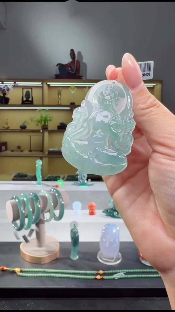 吊坠(不含链)未镶嵌翡翠度母