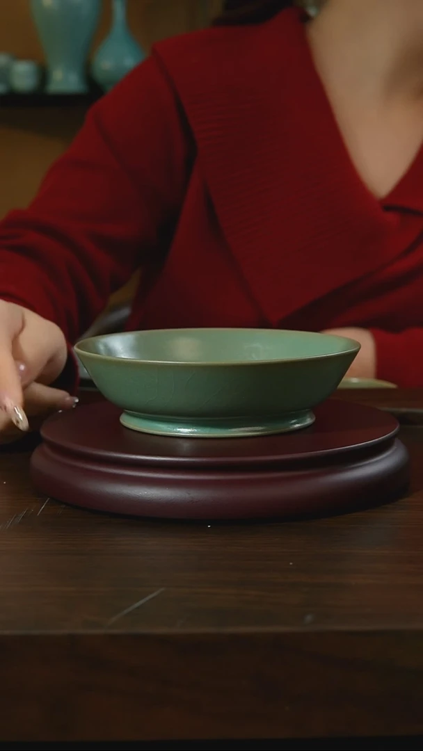 杯子瓷无*汝州原产地原矿仿古老釉q