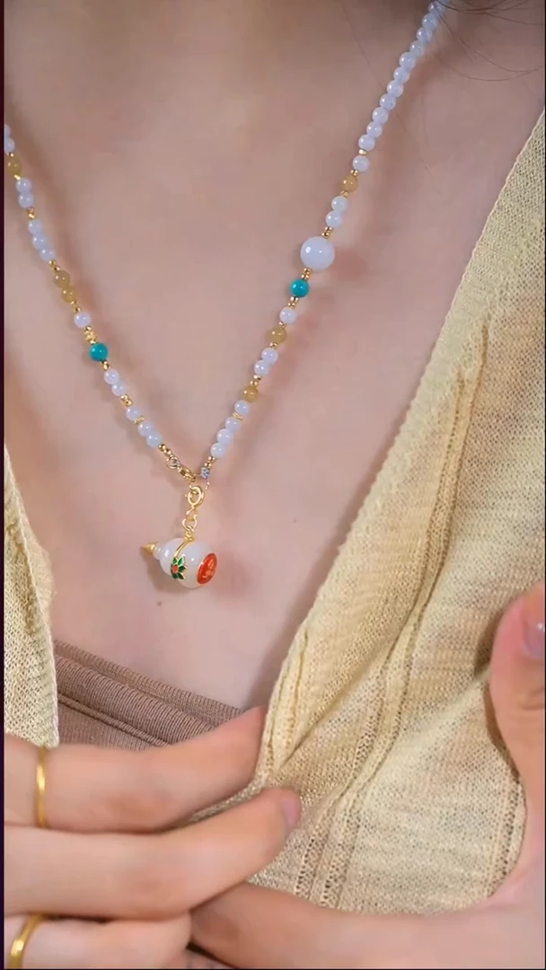 泥塑葫芦万能百搭套链