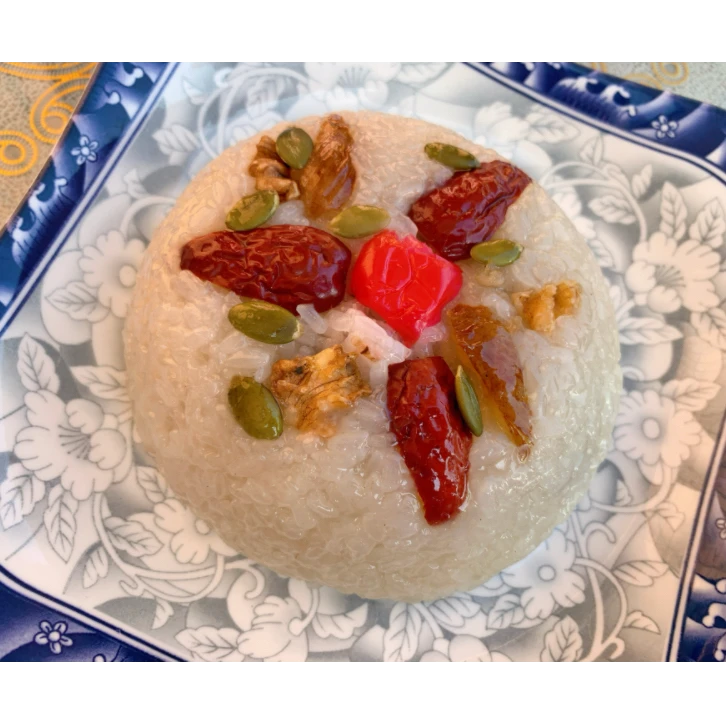 崇明本地纯手工猪油八宝饭 家常八宝饭 加热即食 香甜可口老式糕点