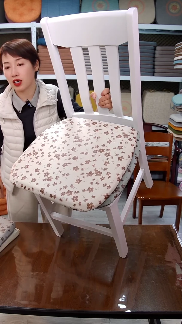 布碎花记忆棉：米色4个